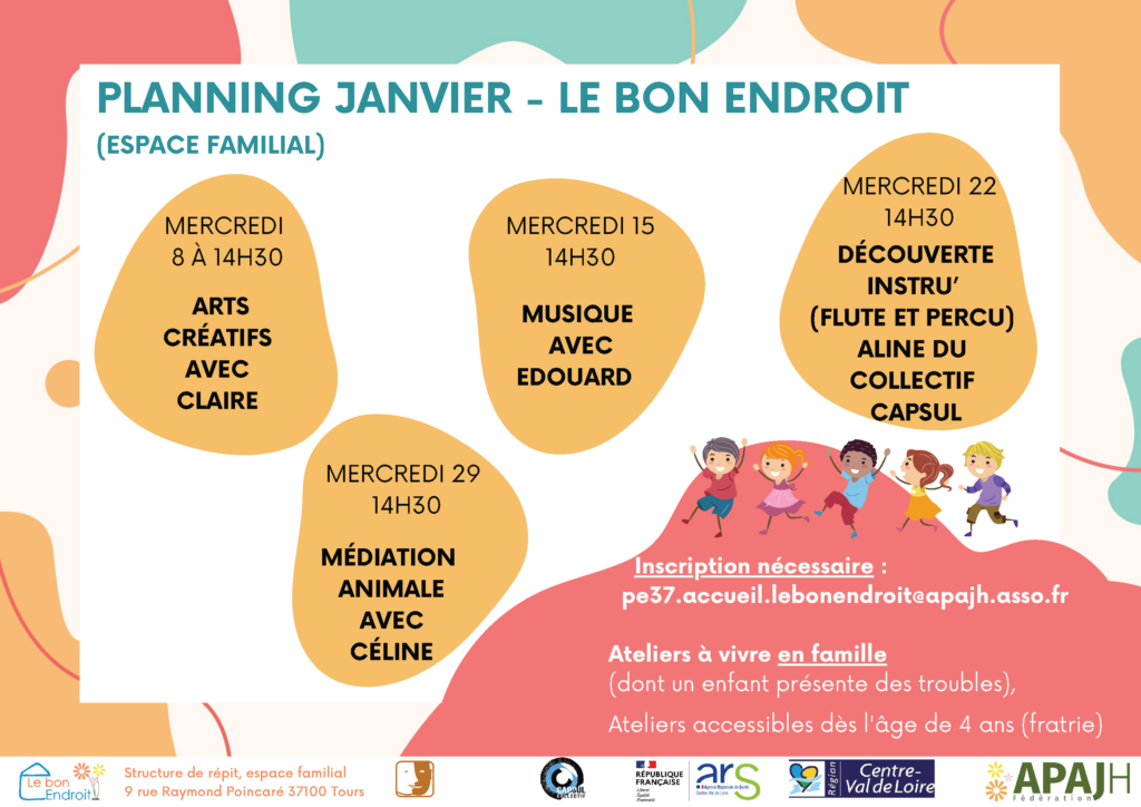 ateliers Espace familial du Bon Endroit