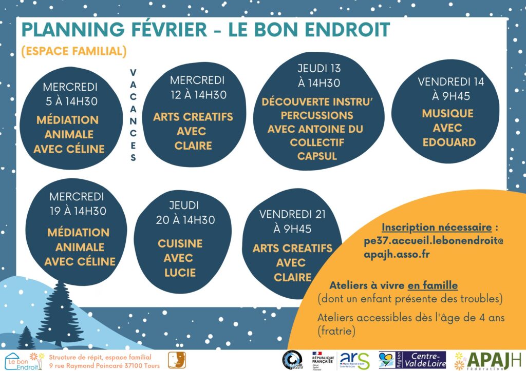 ateliers Espace familial du Bon Endroit