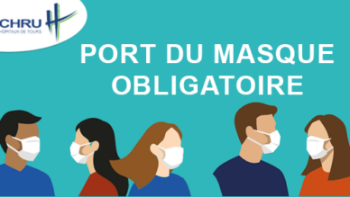 GRIPPE, COVID… PORT DU MASQUE OBLIGATOIRE AU CHRU